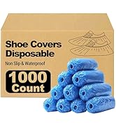 Amedall 1000 Pieces(500 Pairs) Shoe Covers Disposable, Waterproof,Non-Slip for Various Occasions,...