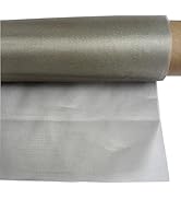 Amerthing Faraday Fabric,Nickel Copper Mesh Highly Conductive Electromagnetic Shielding Signal Bl...