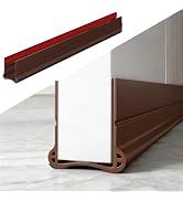 36” Under Door Draft Stopper for Bottom of Doors, PVC Door Gap Filler, Door Seal Strip for Door F...