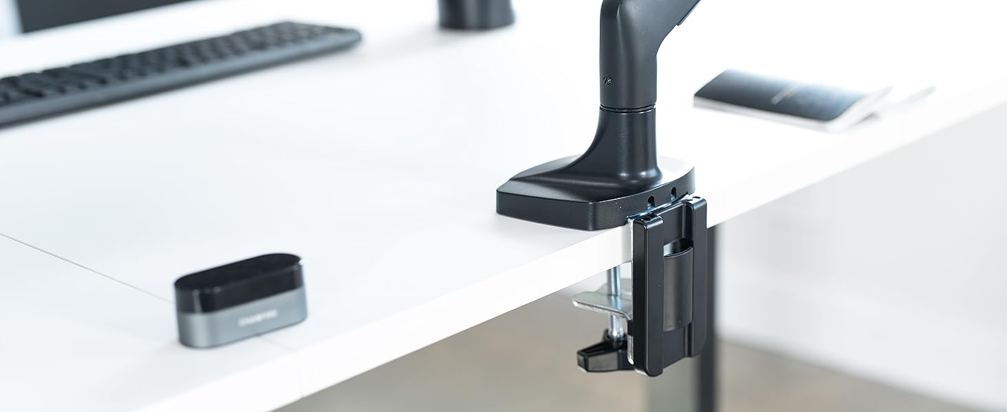 Pneumatic Arm Ultrawide Monitor Desk Mount