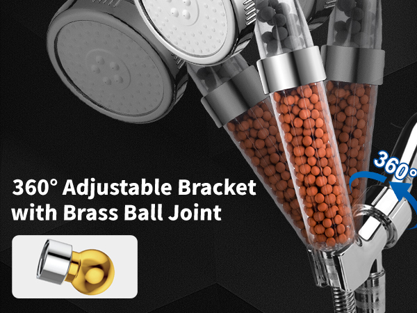 Durable adjustable shower bracket
