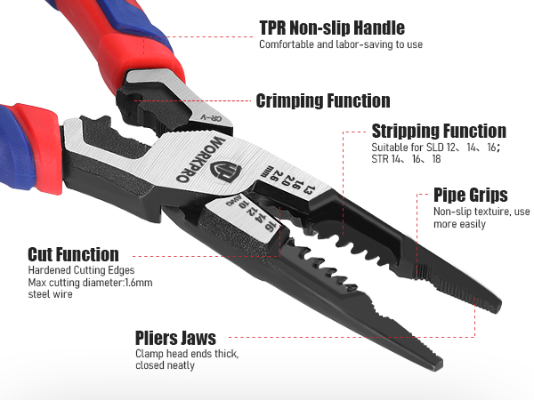 heavy duty needle nose pliers Multitool pliers MULTI-FUNCTION PLIERS