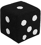 HAOHIZE Dice Ottoman, dice Foot Stool Foot Stool Small Square Footstool Soft Comfortable Simple W...