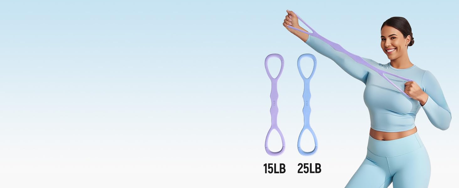 keep resistance band figure 8