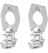 NYTKL 2 PCS RV Water Heater Latch Twist Cam Lock, Stainless Steel Door Cover Latch Assembly with ...