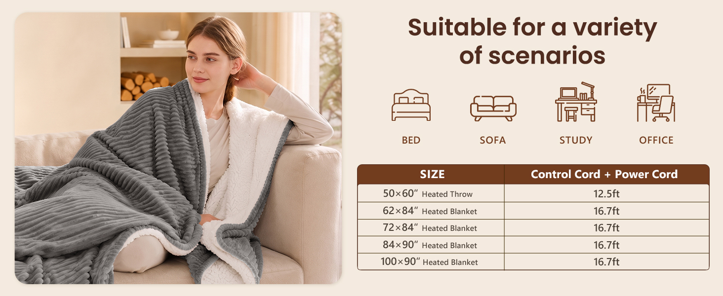 heating area is larger and the heat distribution is more uniform