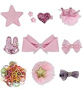QUMY Dog Hair Clips Mixed Styles Varies Patterns Bows Pet Hair Accessories Grooming Product Hair ...
