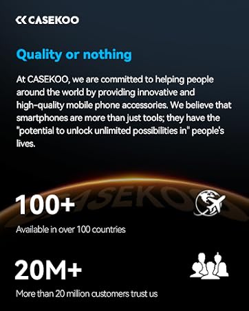 CASEKOO Desert Titanium for iPhone 15 Pro Max Case with 360° Spin Magnetic Stand