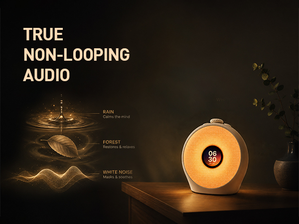Non-looping sleep sounds