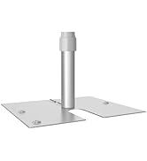 Qoolfoto 14"x16" Base with Pin for Pipe and Drap Stand, Foldable Metal Base for Background Frame,...