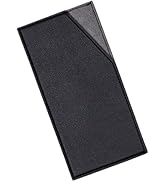 XiowDow Black Cash Envelope Wallet Cash Holder PU Leather Cash Stuffing Budget Wallet Card Bill H...