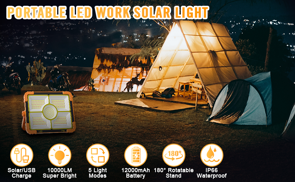LED solar Work Light