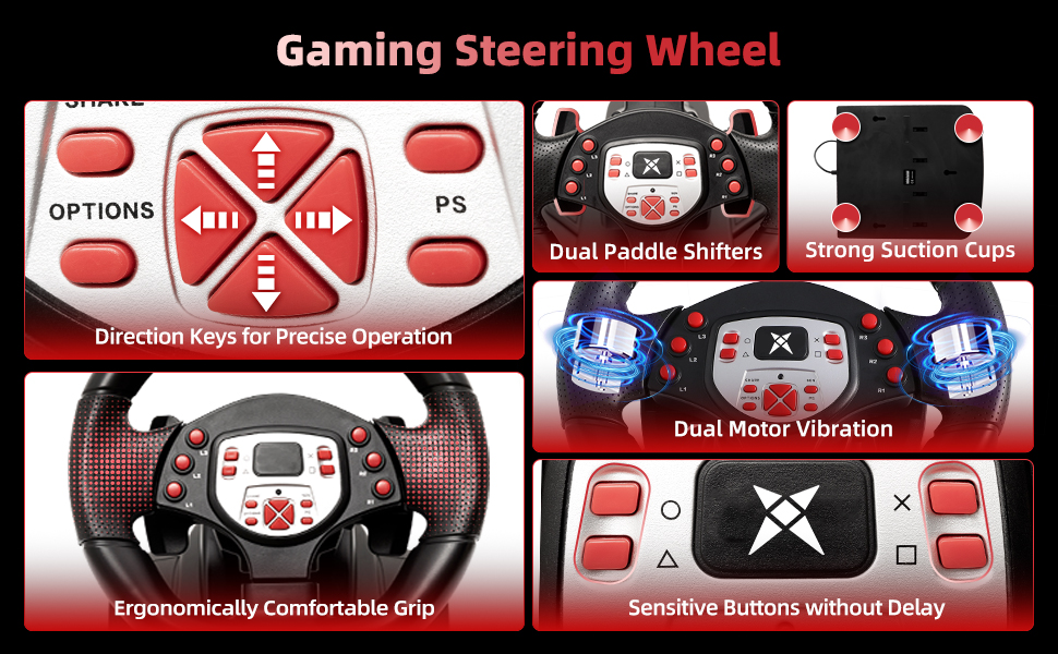xbox steering wheel and pedals