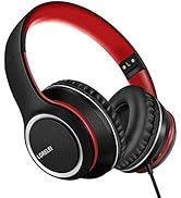 LORELEI X8 Over-Ear Wired Headphones with Microphone with 1.45m-Tangle-Free Nylon Line&3.5mm Plug...