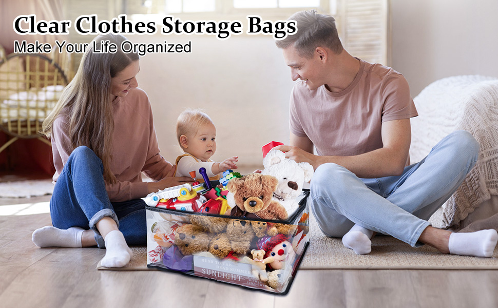 clear storage bags