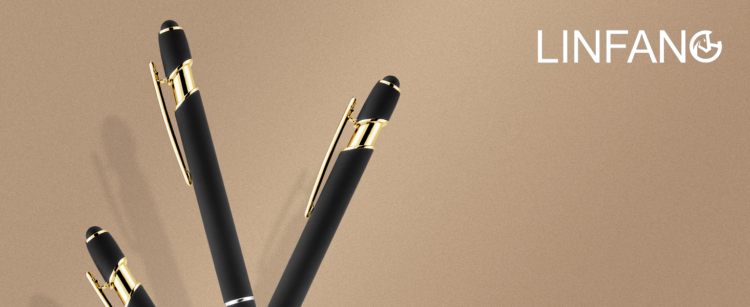 Pens Black Pens Ink Pens Ballpoint Pens Bulk Stylus Pen for Touchscreen Stylus Pen with Stylus Tip