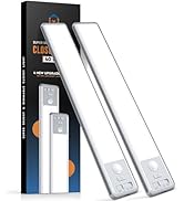 BLS 10inch Under Cabinet Lights, 40 LED Closet Lights, Motion Sensor Light Indoor, Battery Operat...