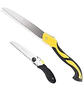 DOWELL Folding Hand Saw Garden Pruning Saw Set 12-inch and 6-inch for Trimming Camping with SK5 B...