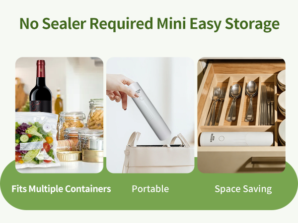 Compact Household Food Vacuum Sealer