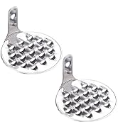 2Pcs Stainless Steel Bean Jelly Scraper, Small Bean Jelly,Cold Jelly Grater,Stainless Steel Jelly...
