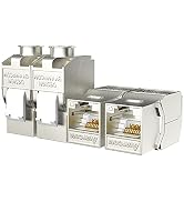 10-Pack RJ45 CAT 7 Tool-Less STP Shielded Keystone Jack, AMPCOM Self-Locking Cat7 Keystone Zinc A...