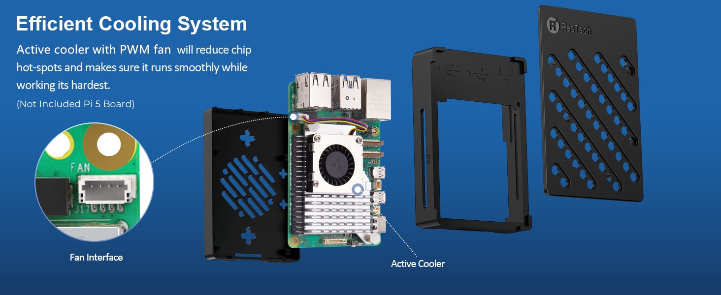 raspberry pi 5 active cooler