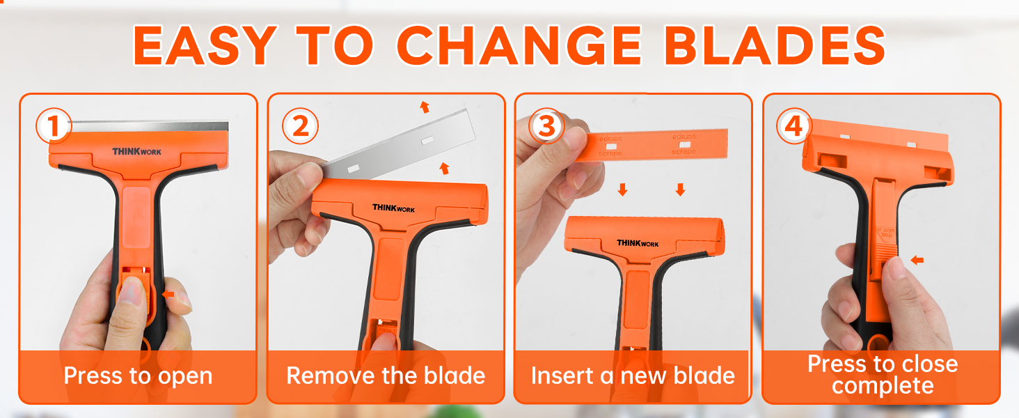 easy to replace the razor blades