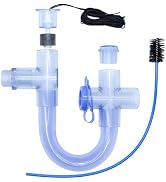 Condensate Trap with Built-In Overflow Switch for HVAC Systems - 3/4 Inch Standard PVC U Trap Sma...