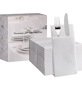 white napkins
