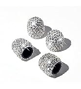 VAGURFO 4 Pack Valve Stem Caps, Handmade Crystal Rhinestone Bike Car Tire Valve Caps,Attractive D...