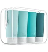 Valourgo TSA Approved Travel Bottles for Toiletries, 3.4oz Portable Leak Proof Tubes, BPA Free Re...
