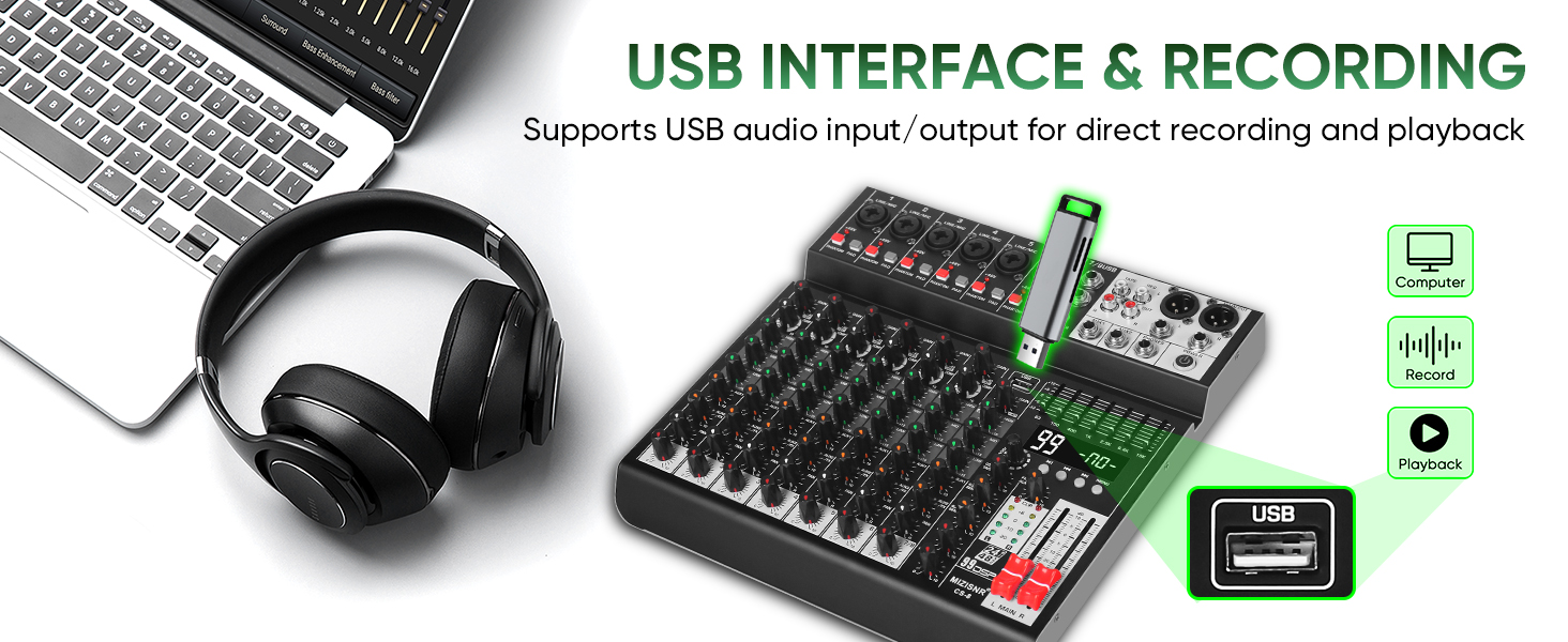 USB INTERFACE& RECORDING