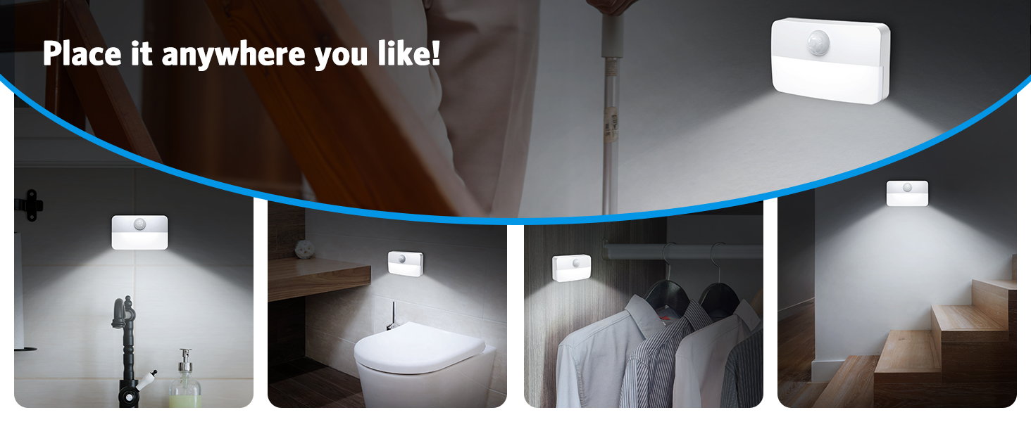 Battery-Powered LED Night Light for everywhere