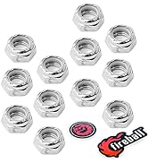 Fireball Dragon 5/16 Axle Nuts for Skateboard & Longboard Trucks - 12 Pack Longboard Lock Nuts fo...