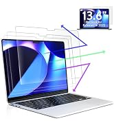 3 Pcs Anti Blue Light Screen Protector Compatible With MacBook MacBook Air 13.6 Inch (2022, M2 Ch...