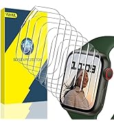 YMHML 8 Pack Screen Protector Compatible for Apple Watch 40mm SE Series 6/5 / 4, [Upgrade Flexibl...