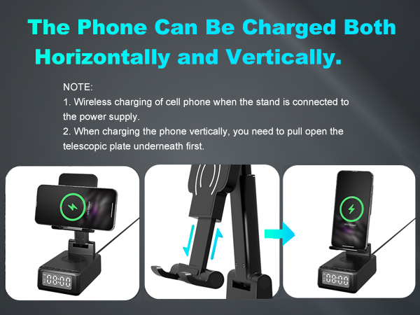 phone stand with charger