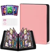 WITHYU Toploader Binder Holds 360 Top Loaders, 9 Pocket Ringless Card Holder for 3