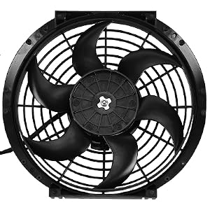 Universal Slim Fan Push Pull Electric Radiator 12V 80W High Performance Cooling Fan Mount Kit