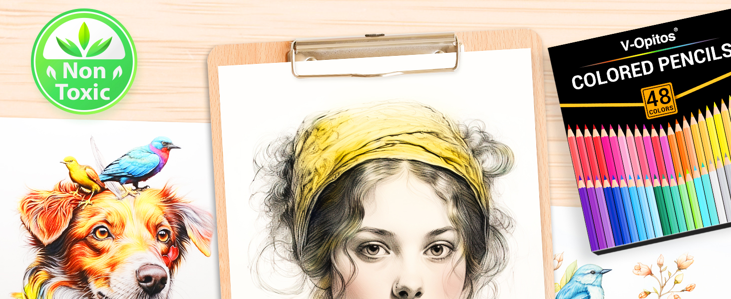 colored pencils