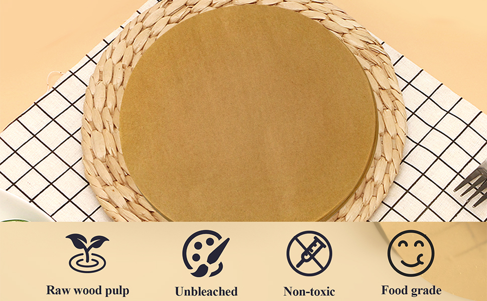 9 Inch Parchment Paper Rounds