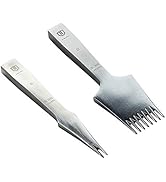 WUTA Sharp Pricking Iron French Style Leather Chisel All-Polished Die-Steel Chisel Punching Tool ...
