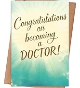 gerdiny Doctor Graduation Card, Medical School Graduation Gift for Him Her, Proud of You Medical ...
