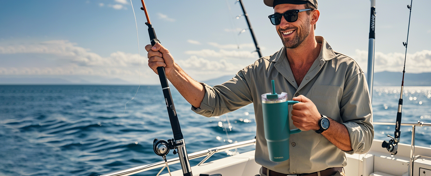 Travel Coffee Mug with Handle