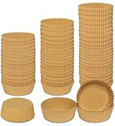 Goalfly Extra Jumbo Cupcake Liners 200 Pcs, 3.54 Inch Parchment Muffin Liners for Baking, Muffin ...