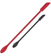 Mini Spatula Silicone Spatula Set - Cuttte 2pcs Makeup Spatula Small Spatula for Cosmetics, Reusa...