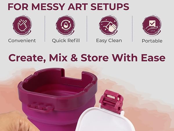 Compact Travel Paint Storage Case