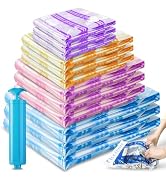 Storage Master Vacuum Storage Bags for Clothes, 35 Airtight Vacuum Seal Space Saver Bags for Clot...