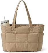 SODEER Tote Bag for Women Puffer,Travel Tote Bag with Laptop Compartment Lightweight,Work Handbag...
