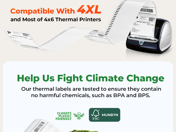 4x6 thermal shipping label